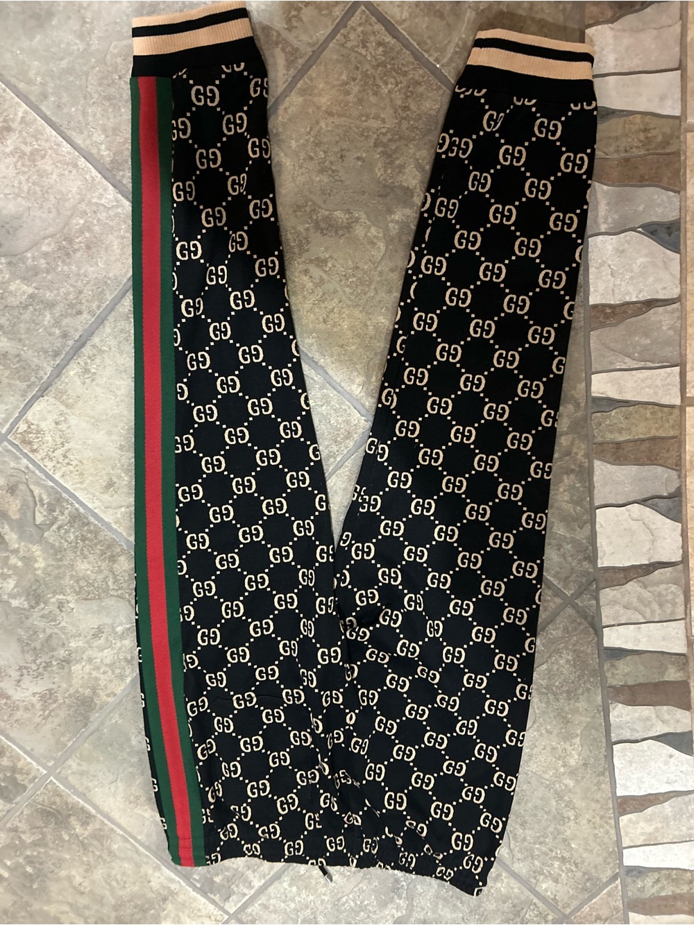 Men's Gucci GG jersey cotton jog pants, size XXL made in Italy - Picture 7 of 14